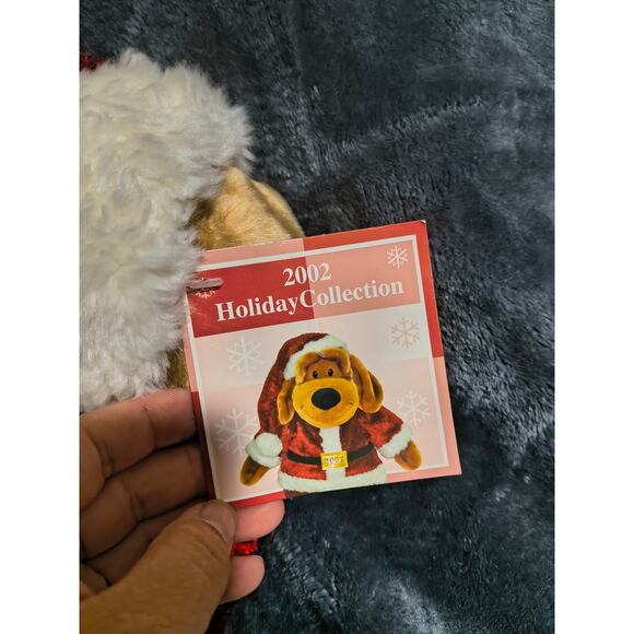 Vintage 2002 JC Penney Holiday Collection Large 34" Brown Dog Plush with Tag - Picture 2 of 7